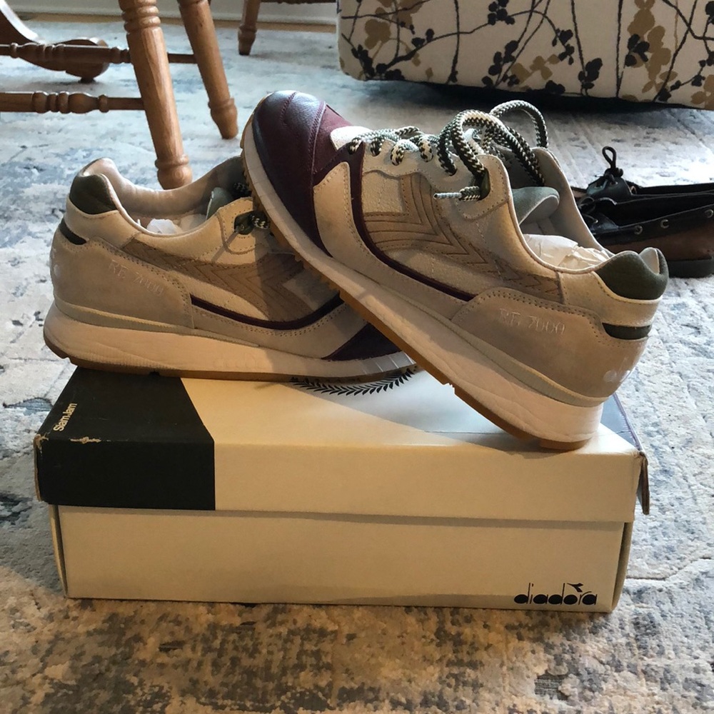 Kith x Slamjam x Diadora RF7000 shoes
